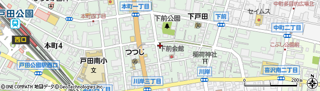 テンポス株式会社　東京オフィス周辺の地図