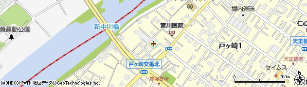 埼玉県三郷市戸ヶ崎2306-6周辺の地図