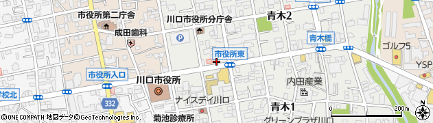 足利銀行川口支店 ＡＴＭ周辺の地図