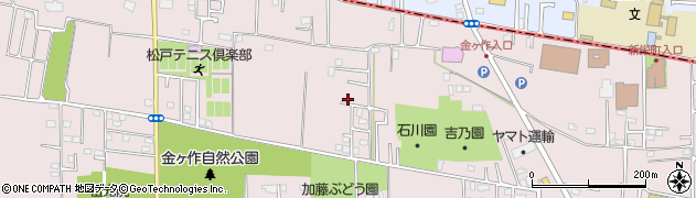 千葉県松戸市金ケ作267-81周辺の地図