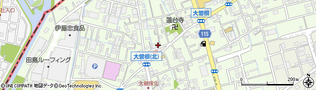 埼玉県八潮市大曽根358周辺の地図