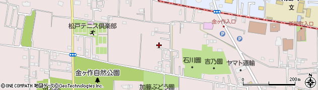 千葉県松戸市金ケ作267-101周辺の地図