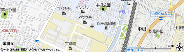 千葉県松戸市中根長津町168周辺の地図