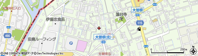 埼玉県八潮市大曽根427-4周辺の地図