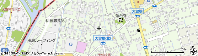 埼玉県八潮市大曽根427周辺の地図