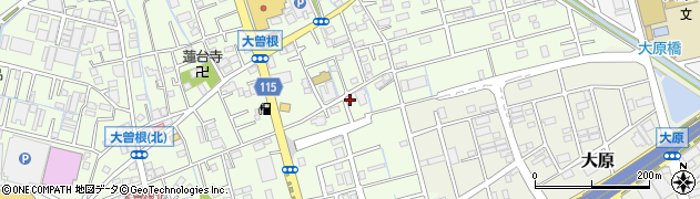 埼玉県八潮市大曽根564周辺の地図