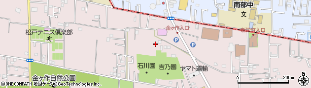 千葉県松戸市金ケ作268-3周辺の地図