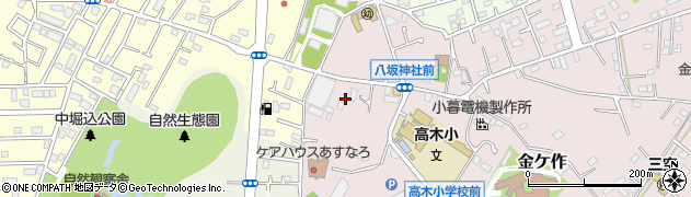 千葉県松戸市金ケ作142周辺の地図