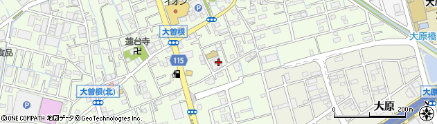 埼玉県八潮市大曽根537周辺の地図