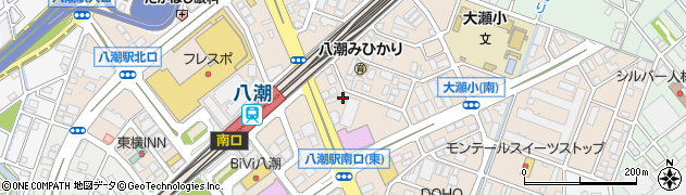埼玉県八潮市大瀬3丁目1-4周辺の地図