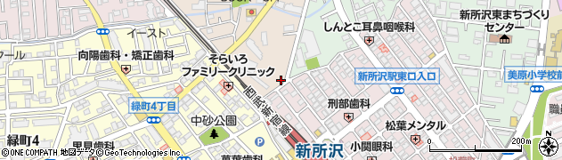 埼玉県所沢市北所沢町2013周辺の地図