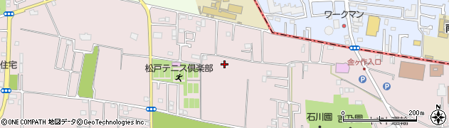 千葉県松戸市金ケ作259-21周辺の地図