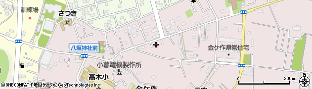 千葉県松戸市金ケ作232周辺の地図