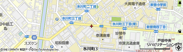 埼玉県戸田市氷川町周辺の地図