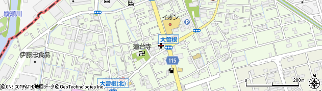 埼玉県八潮市大曽根328周辺の地図