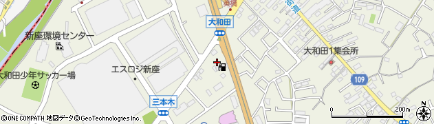 株式会社東日本宇佐美　東京販売支店２５４号新座周辺の地図