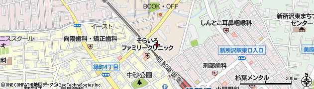 埼玉県所沢市北所沢町2011周辺の地図