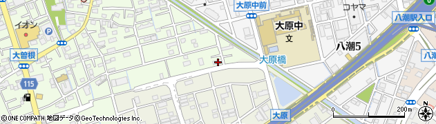 埼玉県八潮市大曽根171周辺の地図