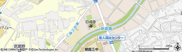 日成寺周辺の地図