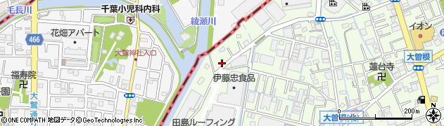 埼玉県八潮市大曽根1045周辺の地図