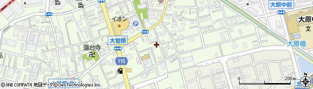 埼玉県八潮市大曽根555周辺の地図