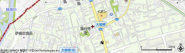 埼玉県八潮市大曽根333周辺の地図