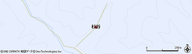 福井県南越前町（南条郡）杉谷周辺の地図