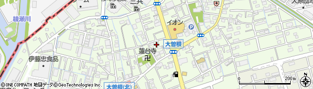 埼玉県八潮市大曽根330周辺の地図