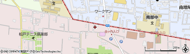 千葉県松戸市金ケ作268周辺の地図