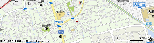 埼玉県八潮市大曽根552周辺の地図