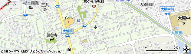 埼玉県八潮市大曽根230周辺の地図