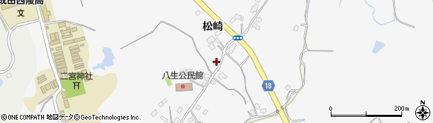 千葉県成田市松崎347周辺の地図
