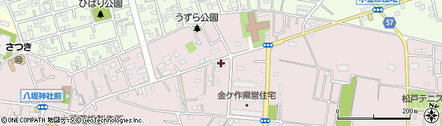 千葉県松戸市金ケ作226-33周辺の地図