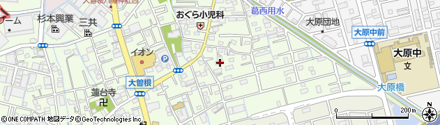 埼玉県八潮市大曽根105周辺の地図