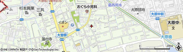 埼玉県八潮市大曽根103周辺の地図