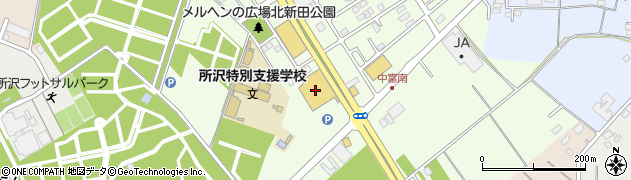 ケーヨーデイツー所沢中富店周辺の地図