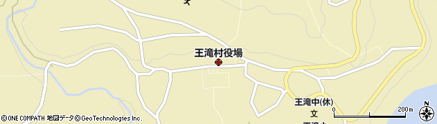 王滝村役場周辺の地図
