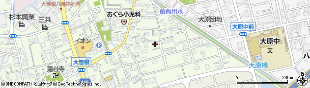 埼玉県八潮市大曽根113周辺の地図