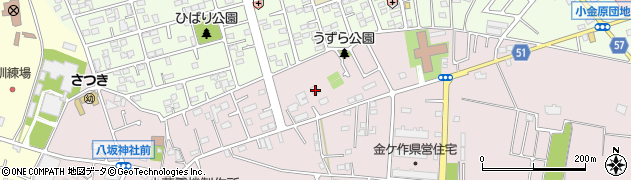 千葉県松戸市金ケ作198周辺の地図