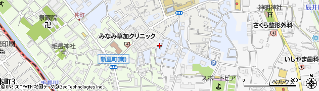 埼玉県草加市両新田東町129周辺の地図