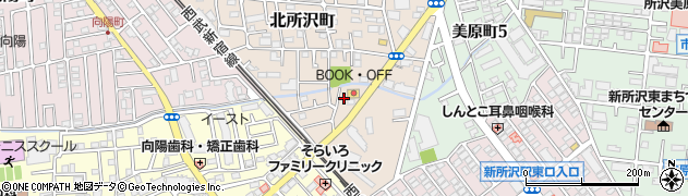 埼玉県所沢市北所沢町2031周辺の地図