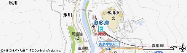 東京都奥多摩町（西多摩郡）周辺の地図