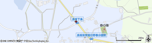 長坂下条周辺の地図