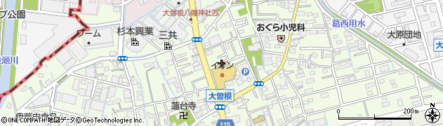 埼玉県八潮市大曽根274周辺の地図