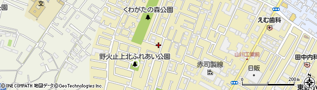 凸版印刷株式会社　朝霞寮周辺の地図