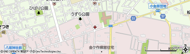 千葉県松戸市金ケ作234-44周辺の地図