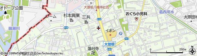 埼玉県八潮市大曽根306周辺の地図