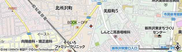 埼玉県所沢市北所沢町2266周辺の地図