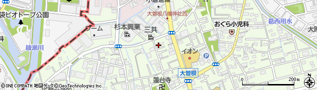 埼玉県八潮市大曽根304周辺の地図