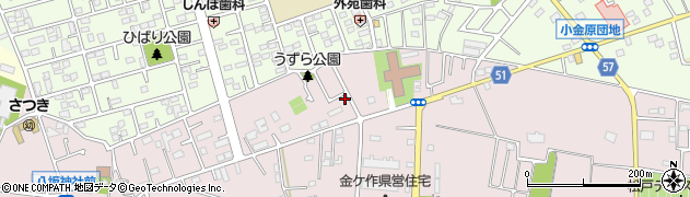千葉県松戸市金ケ作234-43周辺の地図